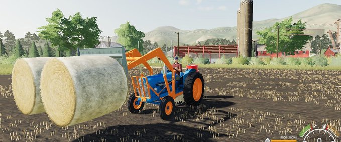 Frontlader Orange Loader Landwirtschafts Simulator mod