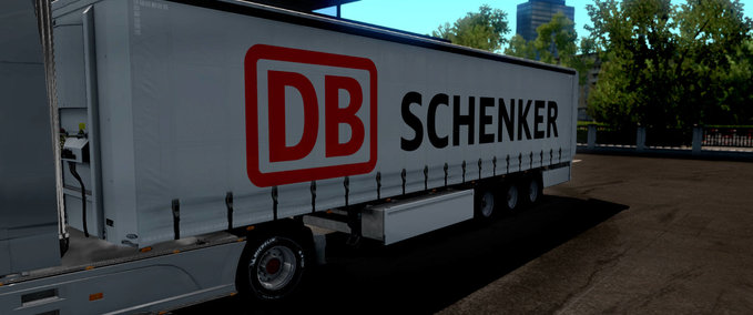 Skins DB Schenker Trailer Skin Eurotruck Simulator mod
