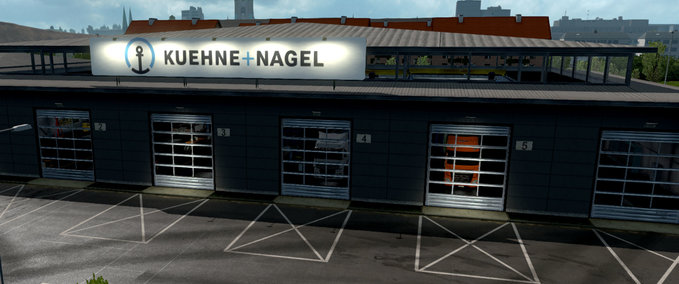 Sonstige Kuehne Nagel garage 1.36 Eurotruck Simulator mod