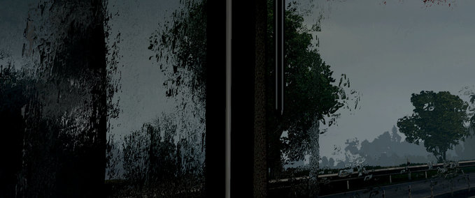 Sonstige Better rain effects 1.36 Eurotruck Simulator mod
