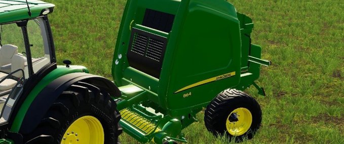 Pressen John Deere 864 Premium Landwirtschafts Simulator mod