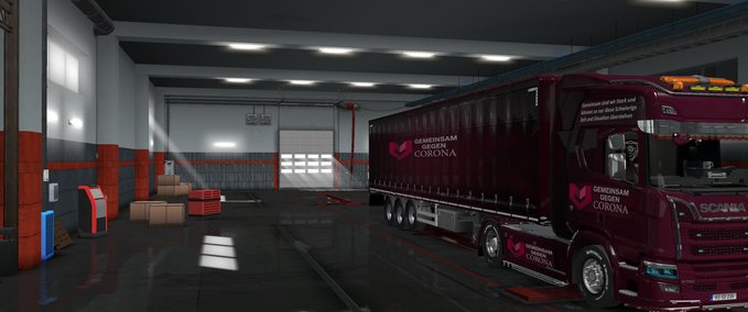 Skins Gemeinsam gegen Corona Truck Eurotruck Simulator mod