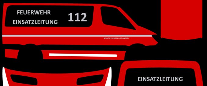 Feuerwehr ELW Skin für Mercedes Benz von B3nny Landwirtschafts Simulator mod