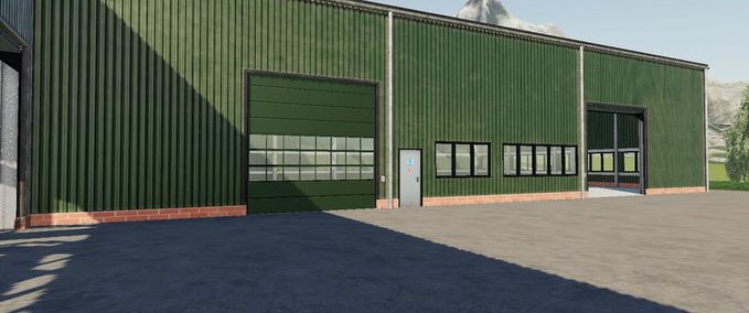 Gebäude New Hall texture for addon straw salvage Landwirtschafts Simulator mod