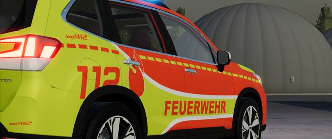 Feuerwehr Subaru Forester Feuerwehr | KdoW Skin Landwirtschafts Simulator mod