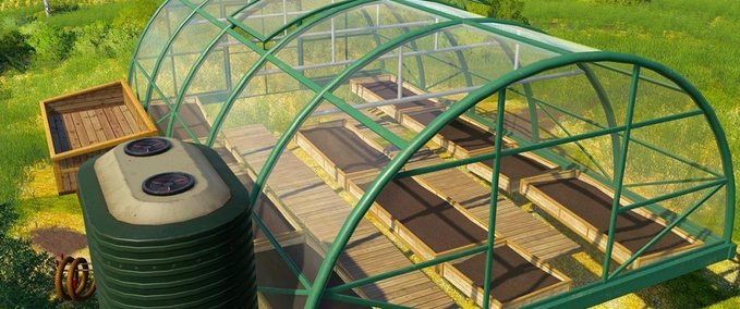 Objekte Greenhouses Melon Tomatoes Salads Landwirtschafts Simulator mod