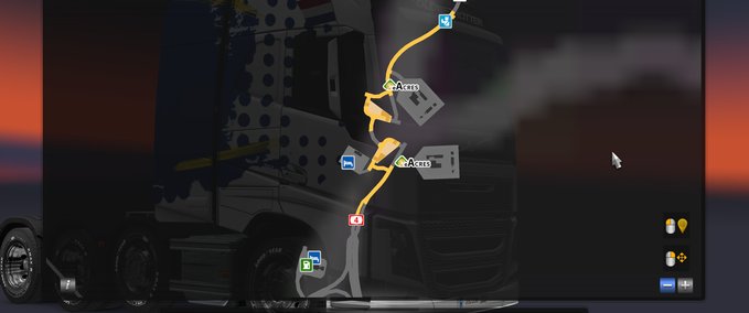 Maps PROMODS 2.45 ADDON: OFFENE GRENZEN ISRAEL - LEBANON [1.36.X] Eurotruck Simulator mod