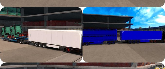 Trailer HIBRIT HCT ANHÄNGER PAKET [MP] 1.36.X Eurotruck Simulator mod