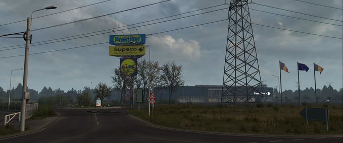 Maps REALE FIRMEN - LOGOS  IN BULGARIEN, RUMÄNIEN UND IN DER TÜRKEI 1.36.X Eurotruck Simulator mod