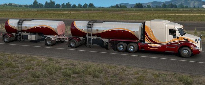 Trailer [ATS] SCS FOODTANK 1.37 FÜR 1.36 American Truck Simulator mod