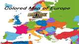 Farbige Karte von Europa  Mod Thumbnail