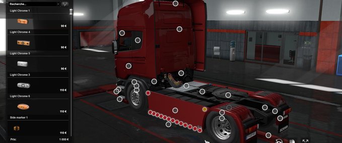 Scania Scania RJL Seitenschürze [1.36.x] Eurotruck Simulator mod