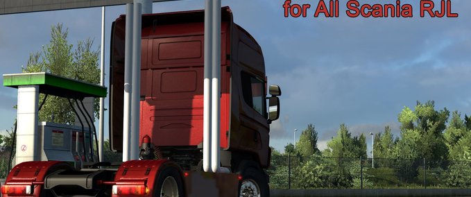 Scania Scania RJL Double HighPipes [1.36.x] Eurotruck Simulator mod