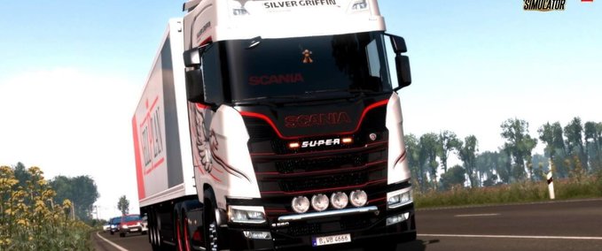 Interieurs Scania Nextgen S & R Rotes & Dunkles Interieur (1.37.x) Eurotruck Simulator mod