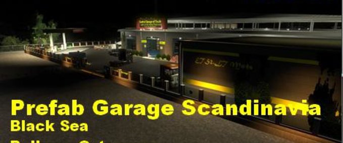 Maps Prefab Garage Scandinavia Mods [1.36.x] Eurotruck Simulator mod