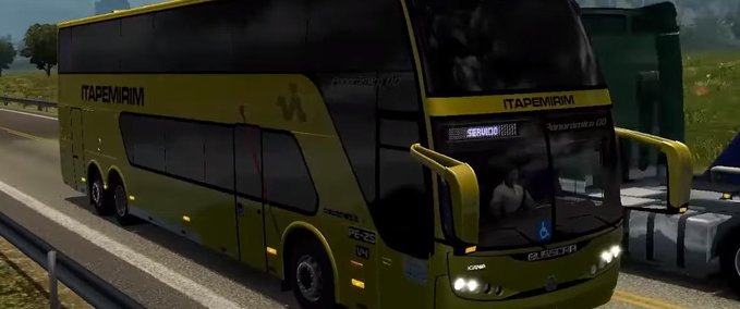 Scania SCANIA BUSSCAR PANAROMICO DD [1.36.X] Eurotruck Simulator mod