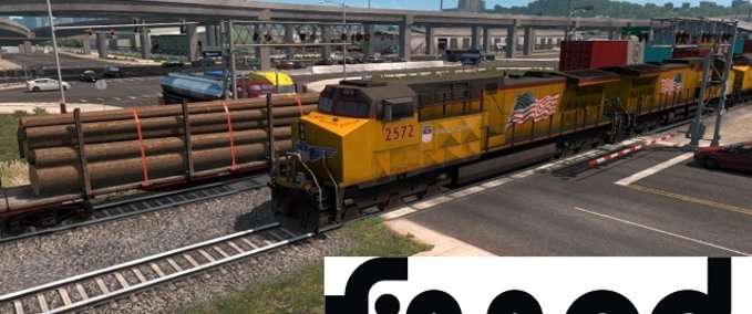 Mods Verbesserte Züge American Truck Simulator mod
