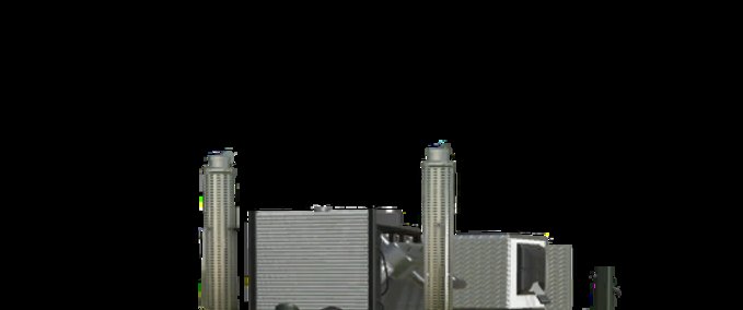 Sonstige Anbaugeräte Eigenbau Stationärmotor V8  Landwirtschafts Simulator mod