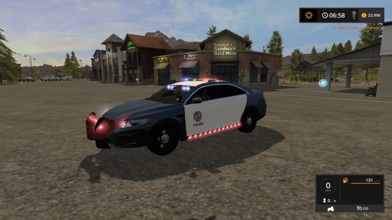 FS 17: Ford Taurus Police car (LosAngelesPD) v 1.0.1 Other Vehicles Mod ...