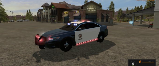 FS 17: Ford Taurus Police car (LosAngelesPD) v 1.0.1 Other Vehicles Mod ...