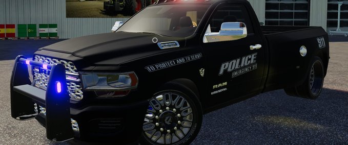 Dodge Hell Truck Polizei Edition Mod Image