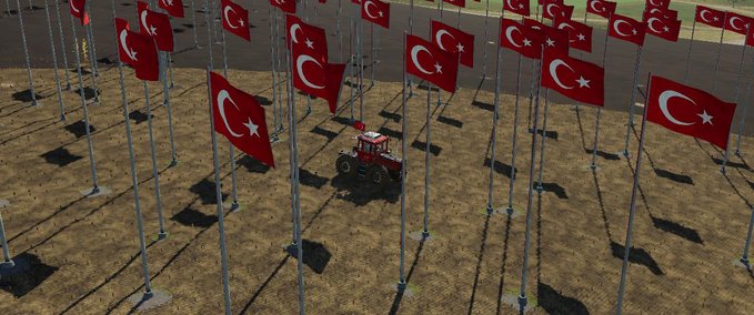 Objekte TURKISH FLAG Mod Landwirtschafts Simulator mod