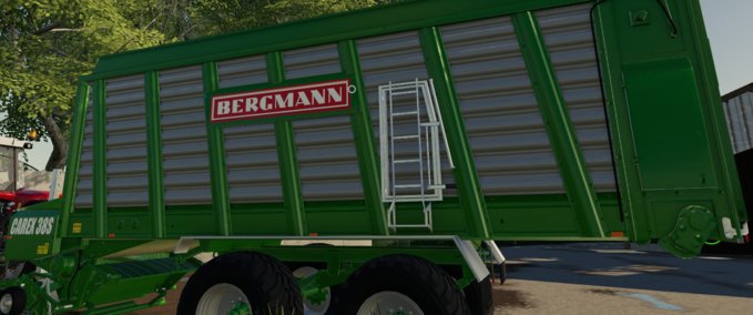 Forage Wagons Bergmann Carex 38s loader wagon with 50,000 liter capacity Farming Simulator mod