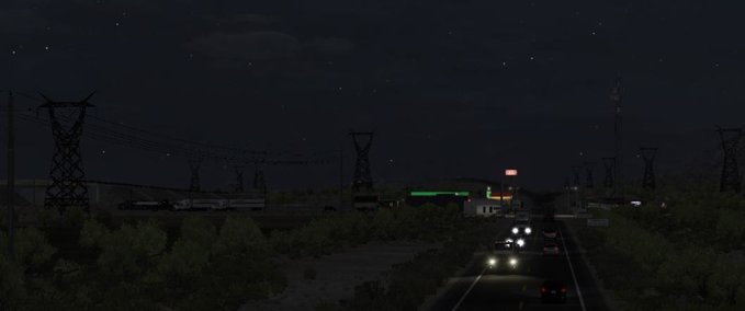 Mods [ATS] BETTER FLARES [1.37] American Truck Simulator mod