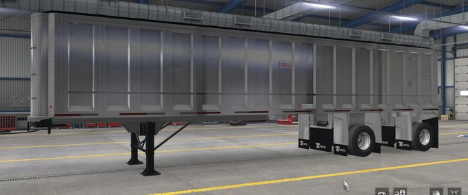 Trailer [ATS] BESITZBARER TRAVIS DUMP ANHÄNGER [1.37] American Truck Simulator mod