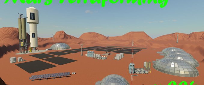 Maps Mars Terraforming Landwirtschafts Simulator mod