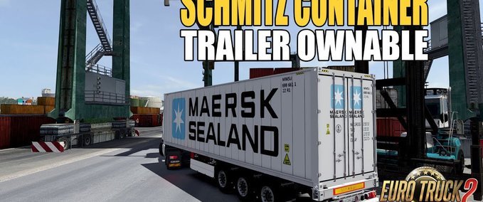 Trailer Besitzbarer Schmitz Container Anhänger SCF [1.37 - 1.36] Eurotruck Simulator mod