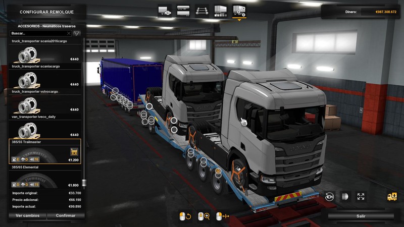 Ets2 Ownable Combined Truck Transporter Trailer V10 136 137 V 10 Trailer Mod Für 4031