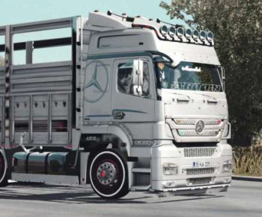 Mercedes Benz Axor 1840 Truck & Centipede 1.36.x - Thumbnail 1