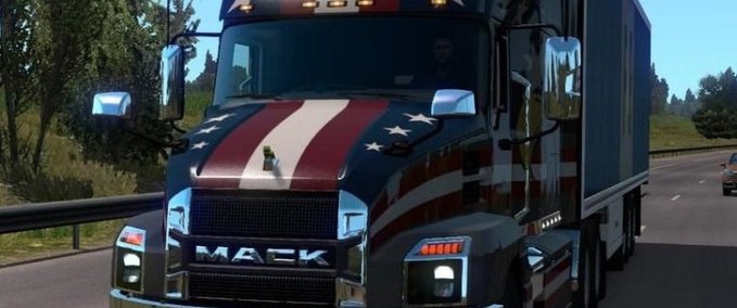 Anbauteile [ATS] MACK ANTHEM 4X2 CHASSIS [1.37.X] American Truck Simulator mod