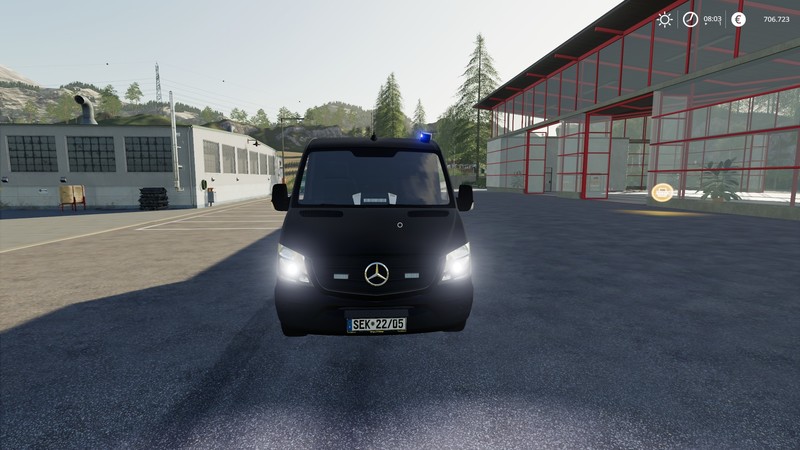 Fs 19 Mercedes Benz Sprinter 14 Sek V 1 0 Cars Mod Fur Farming Simulator 19