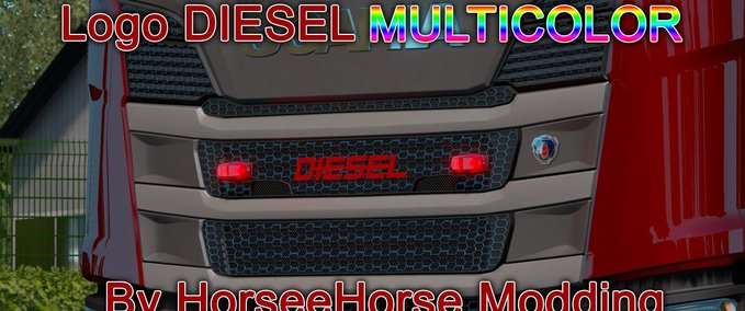 Sonstige Diesel Logo Multicolor für alle LKWs [1.36.x] Eurotruck Simulator mod