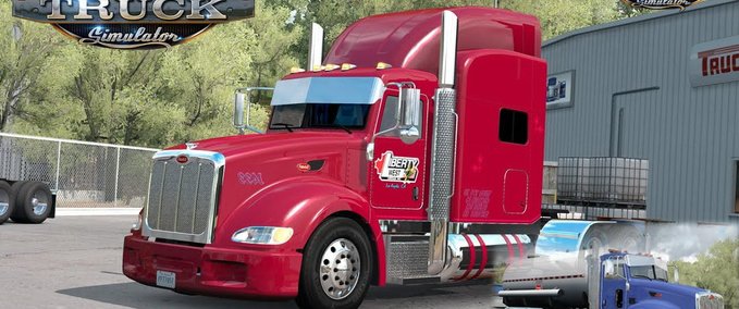 Trucks [ATS] Peterbilt 386 + Interieur von Modjeski (1.37.x) American Truck Simulator mod