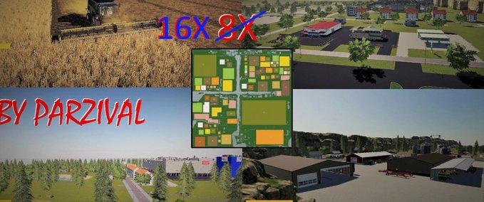 Maps Peasantville 2 16X Production Landwirtschafts Simulator mod
