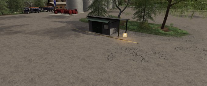 Platzierbare Objekte Werkstatt mit vergrößertem Trigger Landwirtschafts Simulator mod
