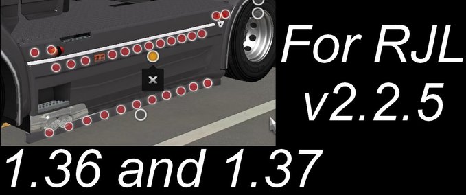 Scania Scania RJL Seitenschürze [1.36 -1.37] Eurotruck Simulator mod