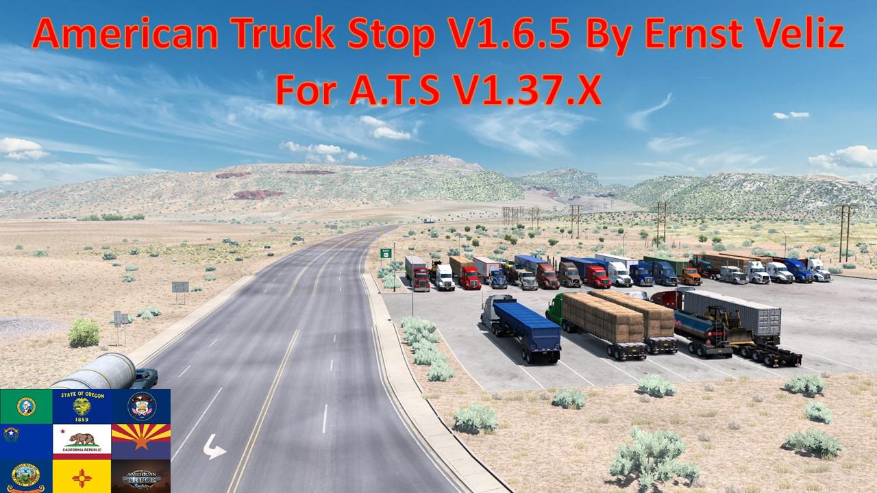 [ATS] American Truck Stops V1.0 by Ernst Veliz [1.36.x] thumbnail 9