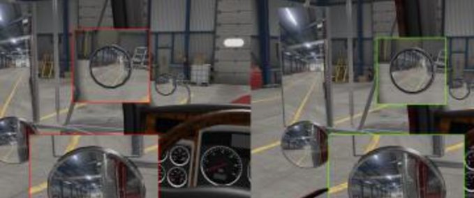 Interieurs [ATS] VISUAL INTERIOR MOD 1.37.X American Truck Simulator mod
