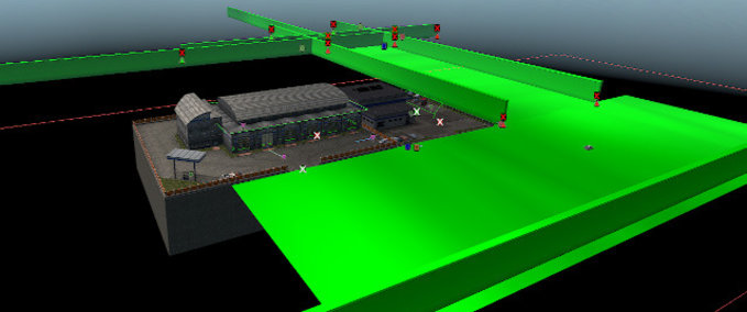 Maps Green Screen Eurotruck Simulator mod