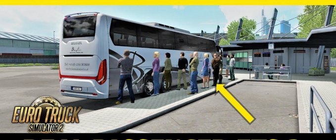Maps Bushaltestellen Mod [1.36.x] Eurotruck Simulator mod