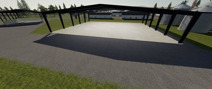 Gebäude Open Garage Shelter Landwirtschafts Simulator mod