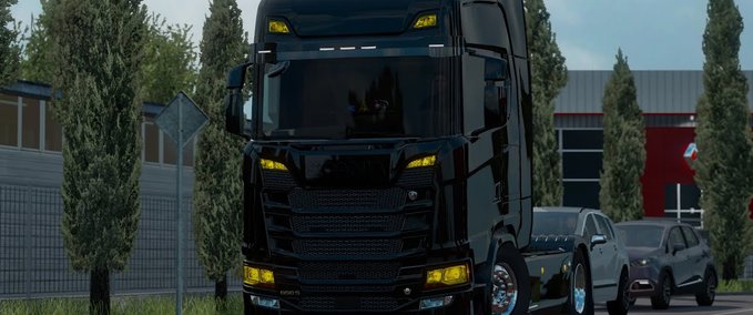 Sonstige Gelbe Scheinwerfer für diverse LKWs [1.37.x] Eurotruck Simulator mod