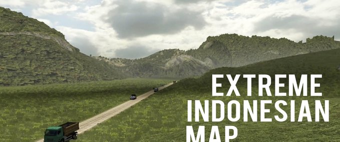 Maps Karte "Extremes Indonesien" (1.37.x) Eurotruck Simulator mod