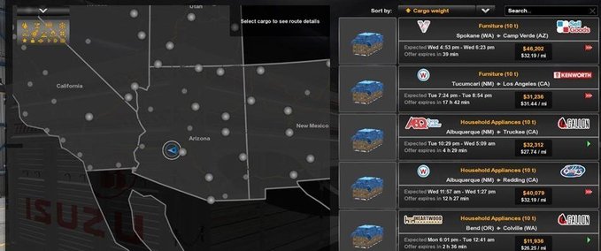 Trucks [ATS] Isuzu NPR (1.35 - 1.37) American Truck Simulator mod