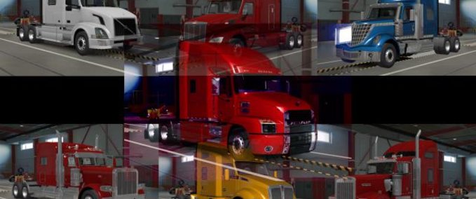Trucks Paket von ATS LKWs für ETS 2 [1.37.x] Eurotruck Simulator mod