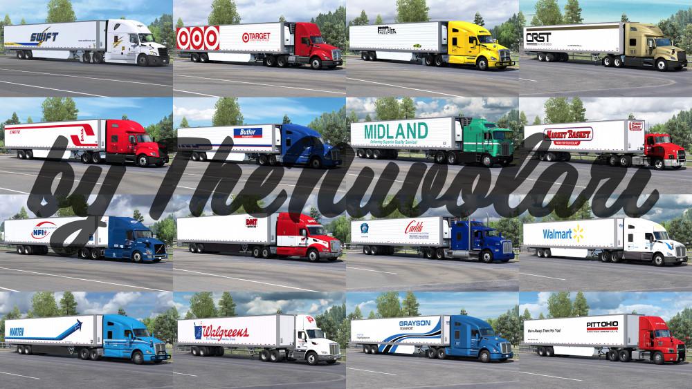 [ATS] SCS 53ft Trailer Skin Pack v1.1 [1.36.x] thumbnail 2
